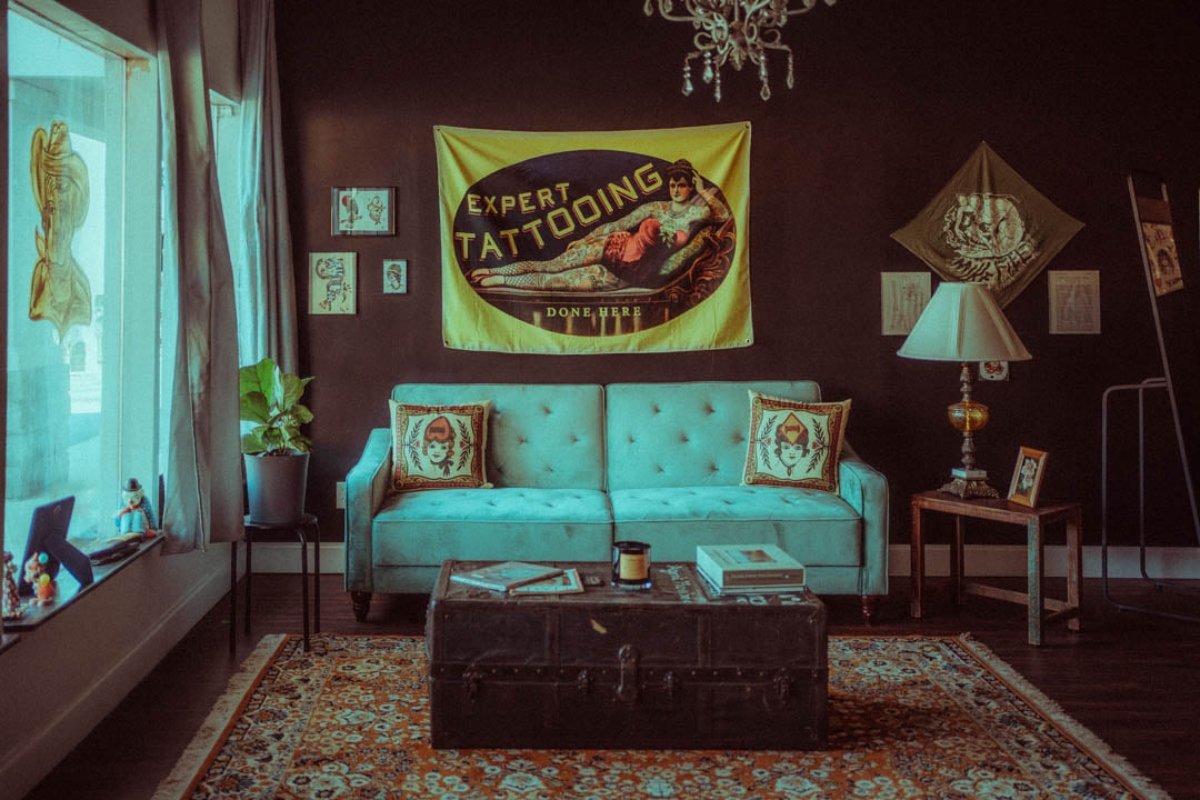 Lonesome Blue Electric Tattoo in Florence, Alabama