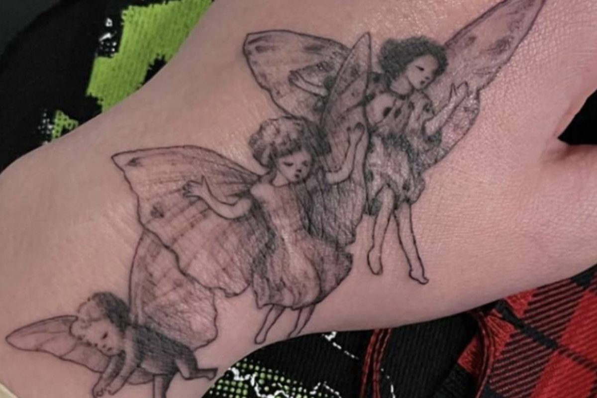 The fairy tattoo of Billie Eilish