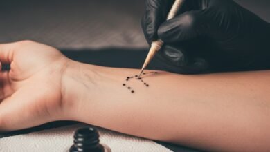 What is a stick and poke tattoo?
