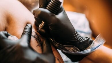 Where is the least painful place to get a tattoo?