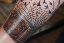 What does a book tattoo mean?
