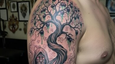What does a poison tree tattoo mean?