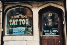 In Due Time Tattoo: Fine line precision that defines every piece